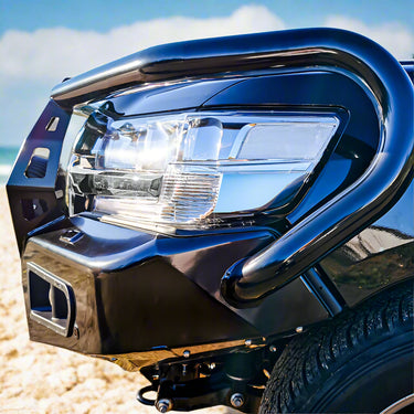 48002602 | Bullbar w/ Fog Lights for Toyota Land Cruiser 200 2018-2023, offering front protection and style